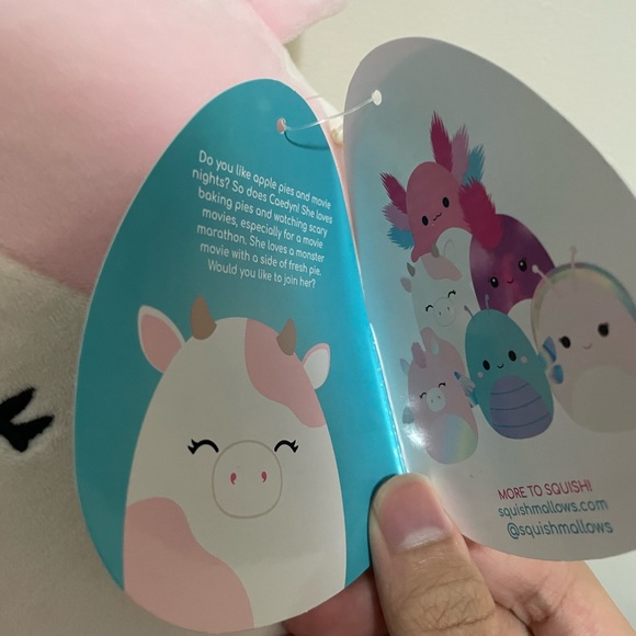10 inch Caedyn pink cow Squishmallow. Brand new and ships within 4 days - Picture 4 of 4